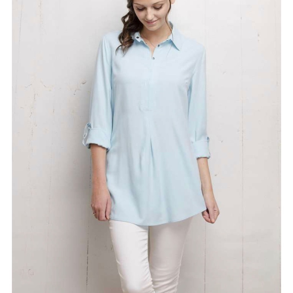 TYLER BOE Silk Broadcloth Tina tunic size m